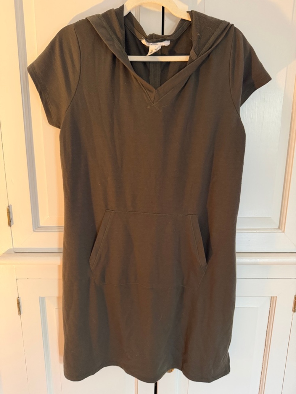 Workshop Hoodie Dress Large T Shirt Dress Hooded Casual Lounge Sweatshirt Dress